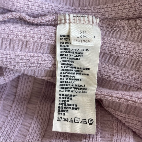 Free People Top Party In The Back Casual Barely Lilac - Picture 11 of 11